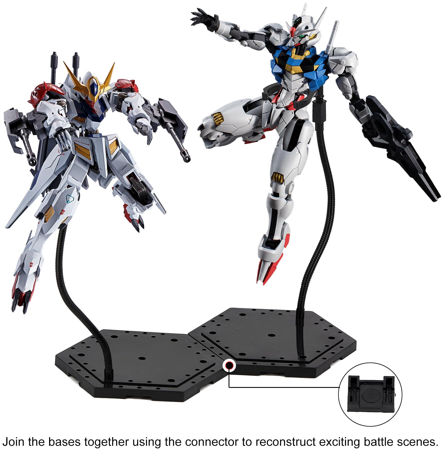 XyviLokit Hobby Action Base Model Stand for 1/144 Gundam and 6-Inch Figures – Screwless Assembly with Adjustable Metal Arm