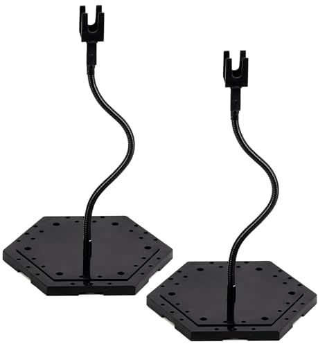 XyviLokit Hobby Action Base Model Stand for 1/144 Gundam and 6-Inch Figures – Screwless Assembly with Adjustable Metal Arm