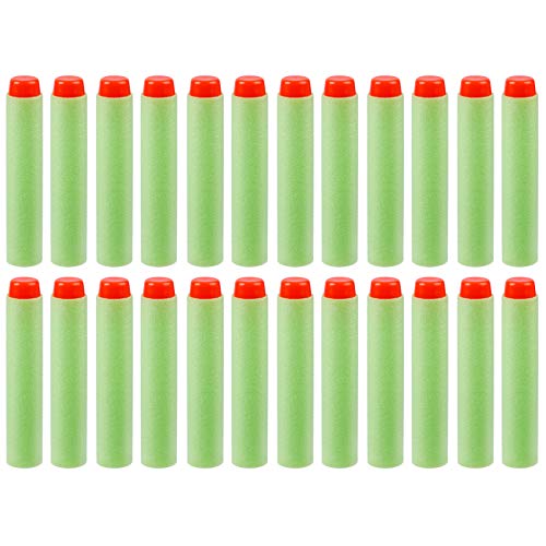 YagoDago 200-Pack Foam Darts Refill - Whistling Nerf Compatible Bullets for N-Strike Elite (Green)
