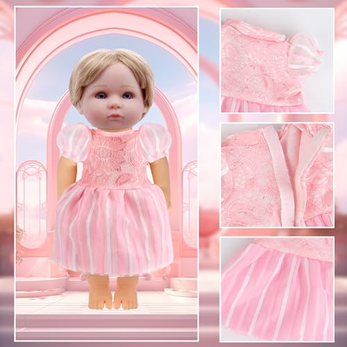 YAYYAY 6-Piece Doll Clothes Set for 10-12 Inch Dolls – Princess Outfits, Swimsuits & Gowns