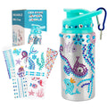 Yekepal Mermaid Gem Diamond Painting Water Bottle Kit – DIY Craft for Girls Ages 4-12
