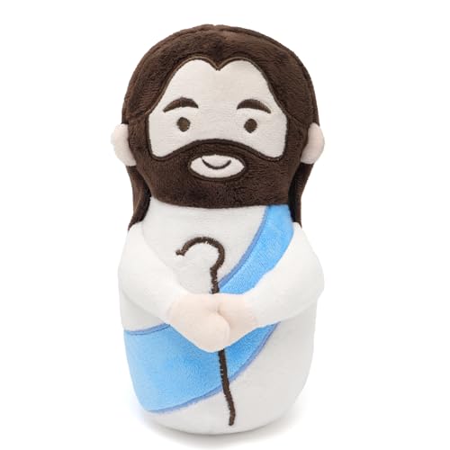 Yelakey Jesus and Mary Plush Dolls Set - 8 Inch Christian Stuffed Toys for Easter and Christmas Gifts