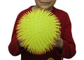 Yellow Jumbo 9-Inch Knobby Puffer Sensory Ball by Curious Minds Busy Bags
