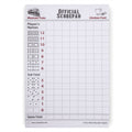 Yellow Mountain Imports 3-Pack Mexican Train & Chicken Foot Dominoes Scorepad – 180 Sheets