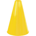 Yellow Plastic Megaphone by Amscan – Handheld, No Batteries Needed, 9.2 x 5.5 x 5.5 inches, for Sports, Cheerleading & Party Noise