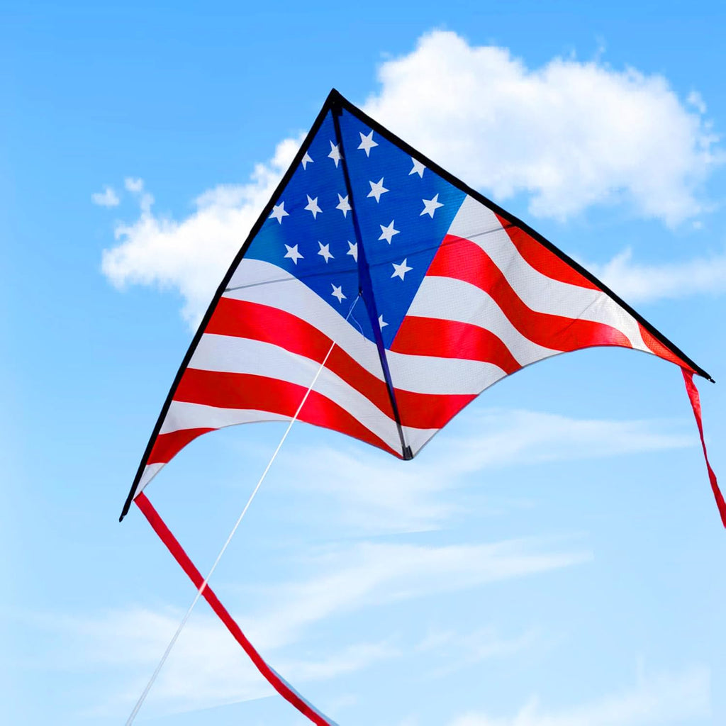 YFAFENGS Large Delta Kite for Kids & Adults – Waterproof, Easy to Fly with Line and Handle