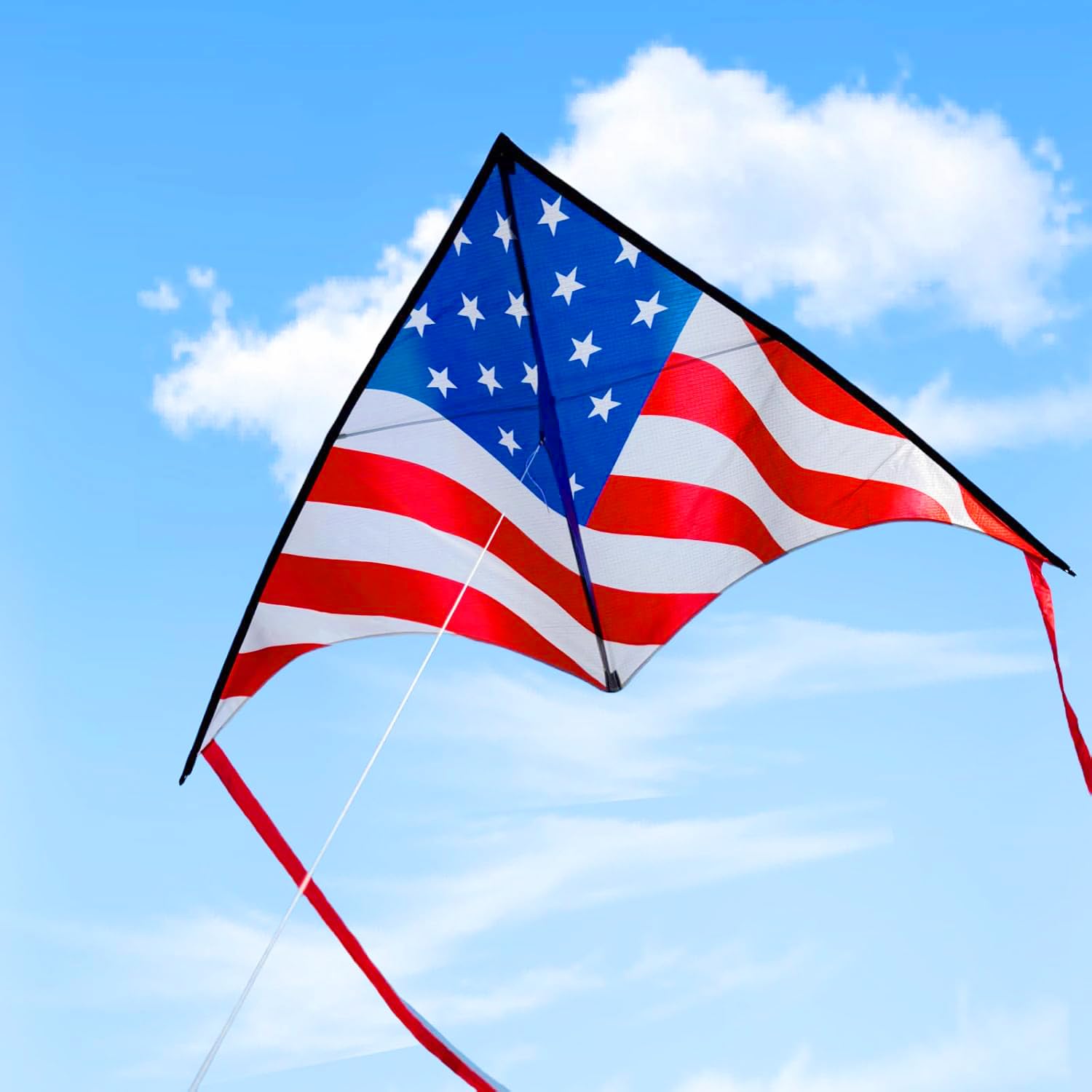 YFAFENGS Large Delta Kite for Kids & Adults – Waterproof, Easy to Fly with Line and Handle
