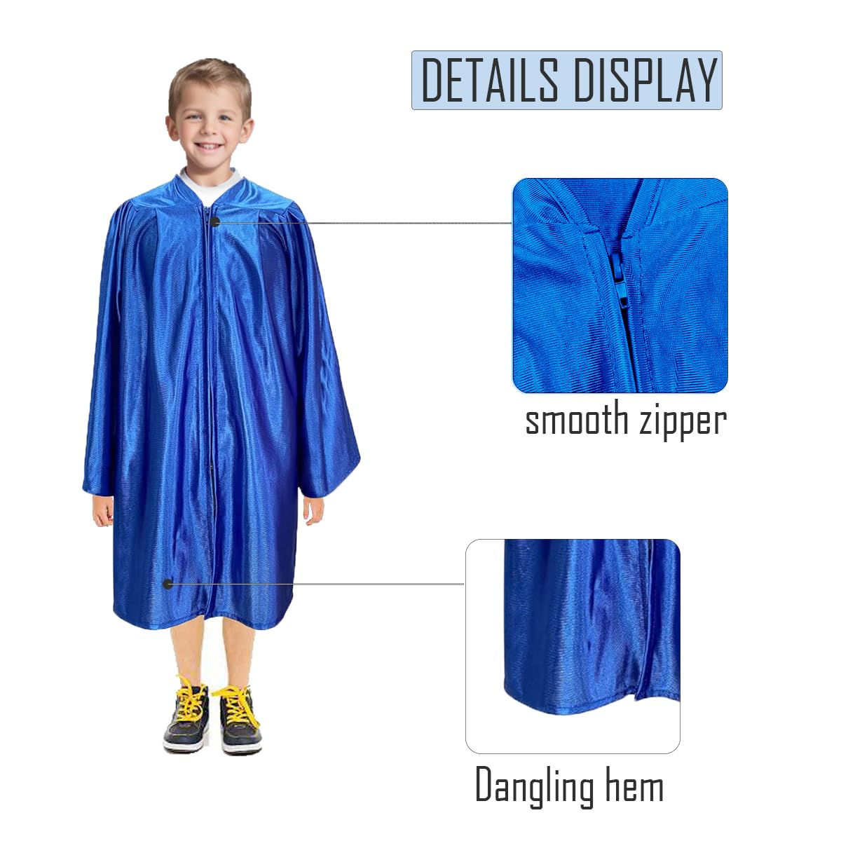 YIIOSS Preschool & Kindergarten 2026 Graduation Cap and Gown Set for Toddlers and Kids