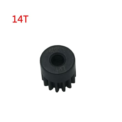 YijiaLink 48P Pinion Gear Set 5-Pack (14T-18T) Steel, 3.175mm Shaft for 1/10 RC Cars