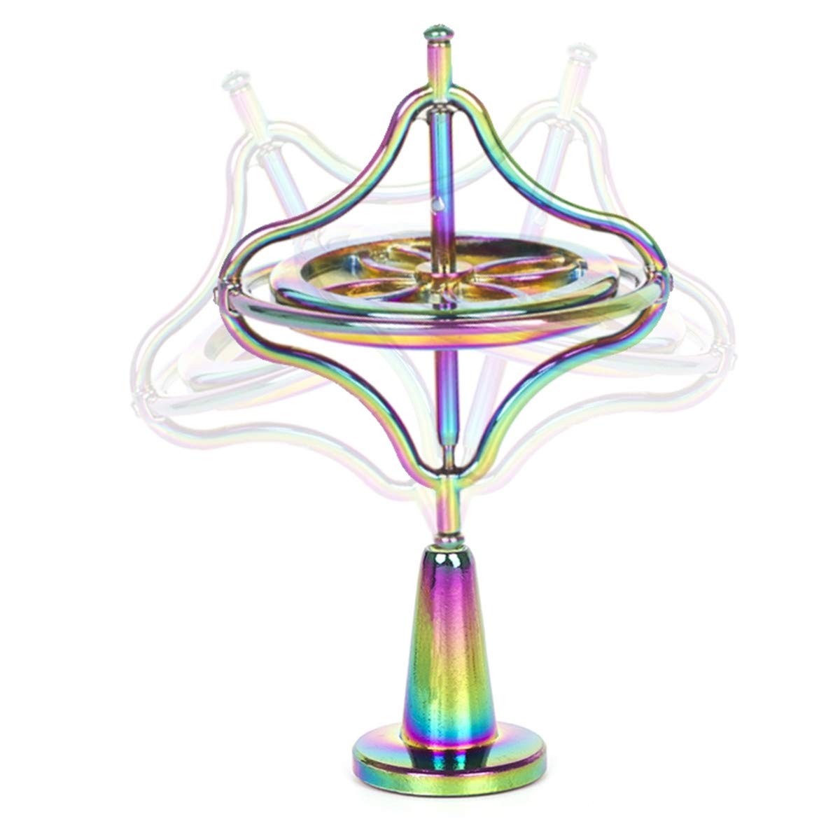 Yiluren Metal Anti-Gravity Gyroscope – Colorful Die-Casting Alloy Spinning Top Toy