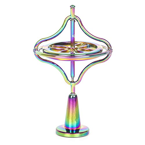 Yiluren Metal Anti-Gravity Gyroscope – Colorful Die-Casting Alloy Spinning Top Toy