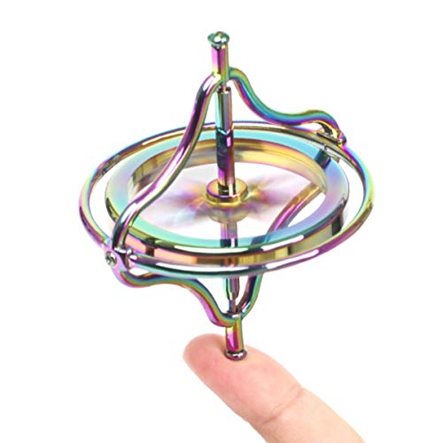 Yiluren Metal Anti-Gravity Gyroscope – Colorful Die-Casting Alloy Spinning Top Toy
