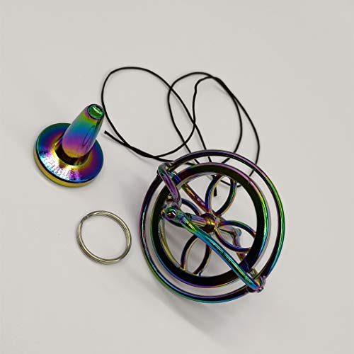 Yiluren Metal Anti-Gravity Gyroscope – Colorful Die-Casting Alloy Spinning Top Toy