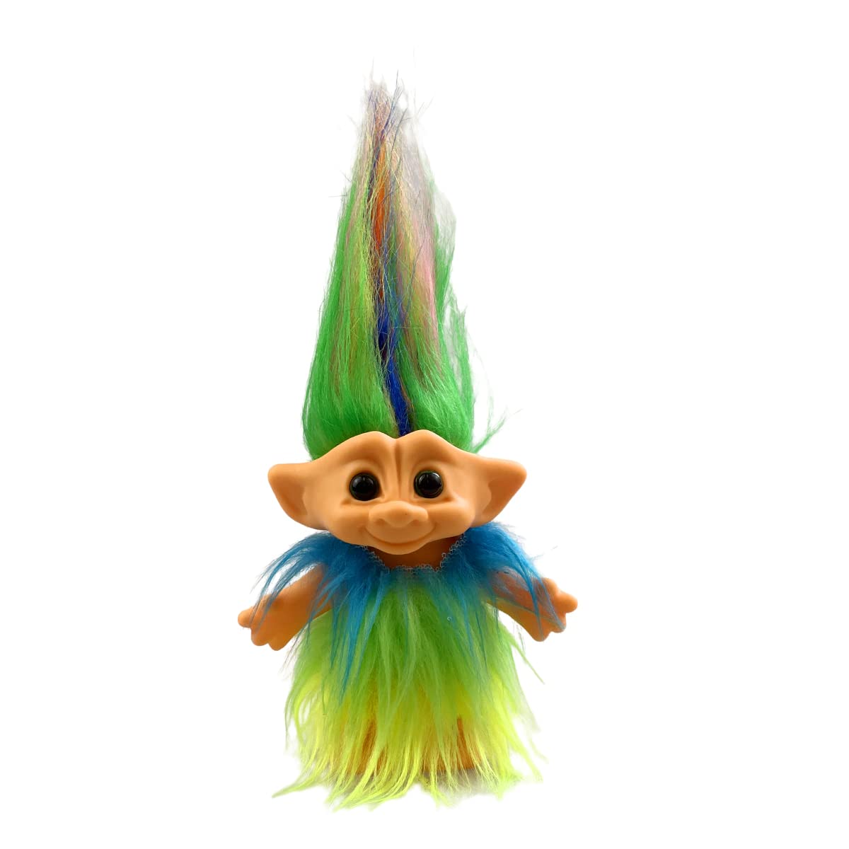 Yintlilocn Retro Vintage Troll Doll – 7.5" Chromatic Collectible for Arts, Crafts & Party Favors