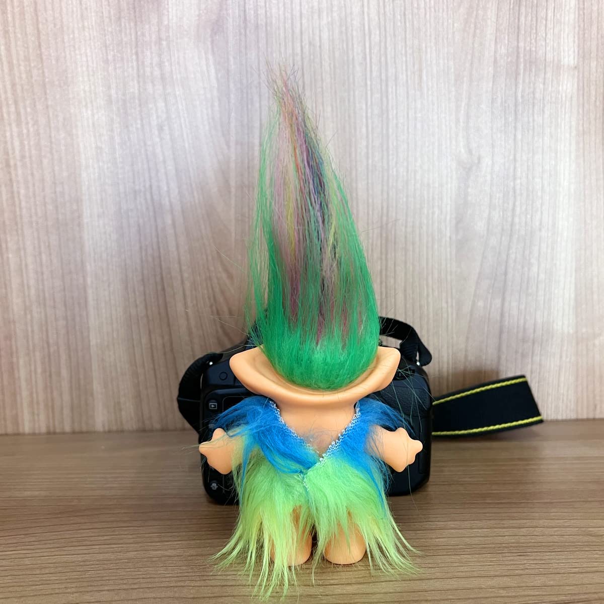 Yintlilocn Retro Vintage Troll Doll – 7.5" Chromatic Collectible for Arts, Crafts & Party Favors