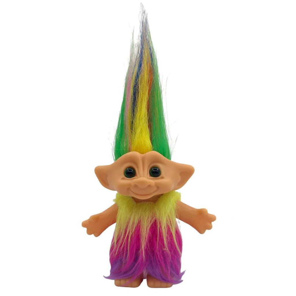 Yintlilocn Vintage Troll Doll – 7.5 Inch Collectible with Soft Hair, PVC & Polyester, for Crafts, School Projects & Party Favors