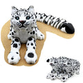 Yipintang 8-Inch Articulated Snow Leopard – 3D Printed Flexible Fidget Animal for Desk Décor