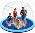 YJMAOYI Non-Slip Splash Pad 59" - Thick Sprinkler Mat for Summer Water Fun