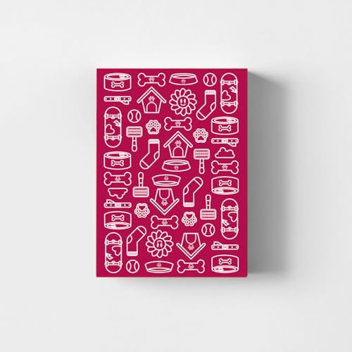 YOCEAN Cat Playing Cards (2 Decks) – 54 Unique Cat Designs per Deck, 3.5 x 4.5 Inches, Pink