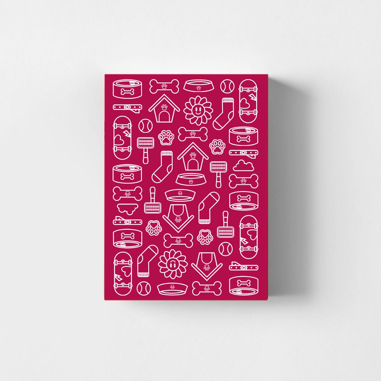 YOCEAN Cat Playing Cards (2 Decks) – 54 Unique Cat Designs per Deck, 3.5 x 4.5 Inches, Pink