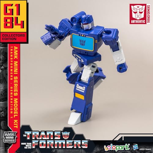 YOLOPARK AMK Mini Soundwave Action Figure – 4.33-Inch Highly Articulated Decepticon Model Kit