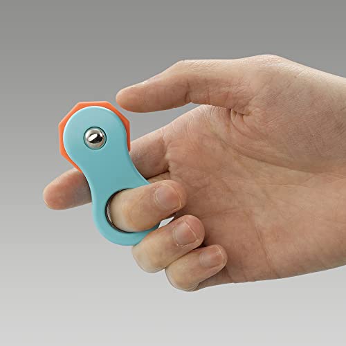 Yolscue Fidget Toy – Quiet Spinner for Stress Relief, ADHD Focus, and Finger Exercise (Blue)