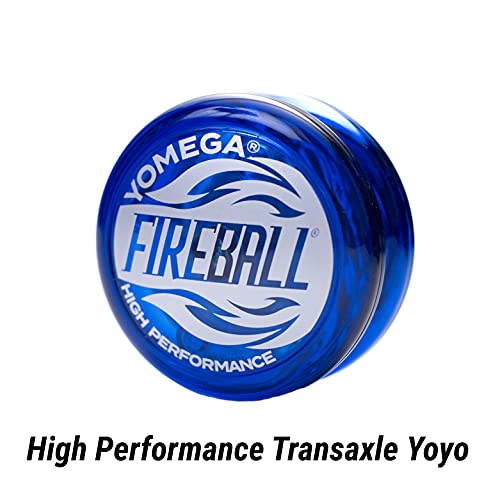 Yomega Fireball YoYo - Responsive Transaxle Yoyo for Intermediate and Advanced Players (Blue)