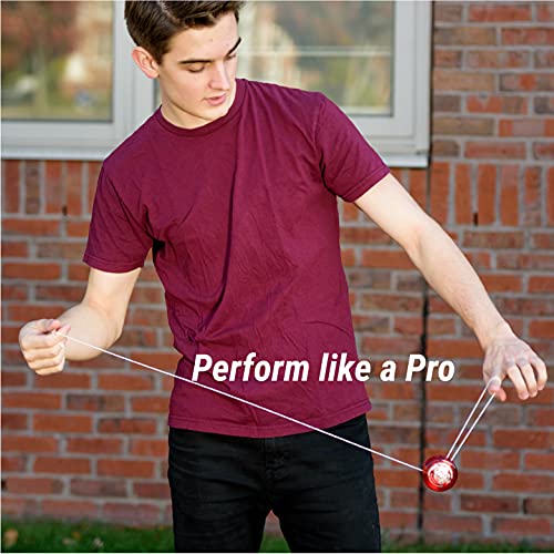 Yomega Fireball YoYo - Responsive Transaxle Yoyo for Intermediate and Advanced Players (Blue)