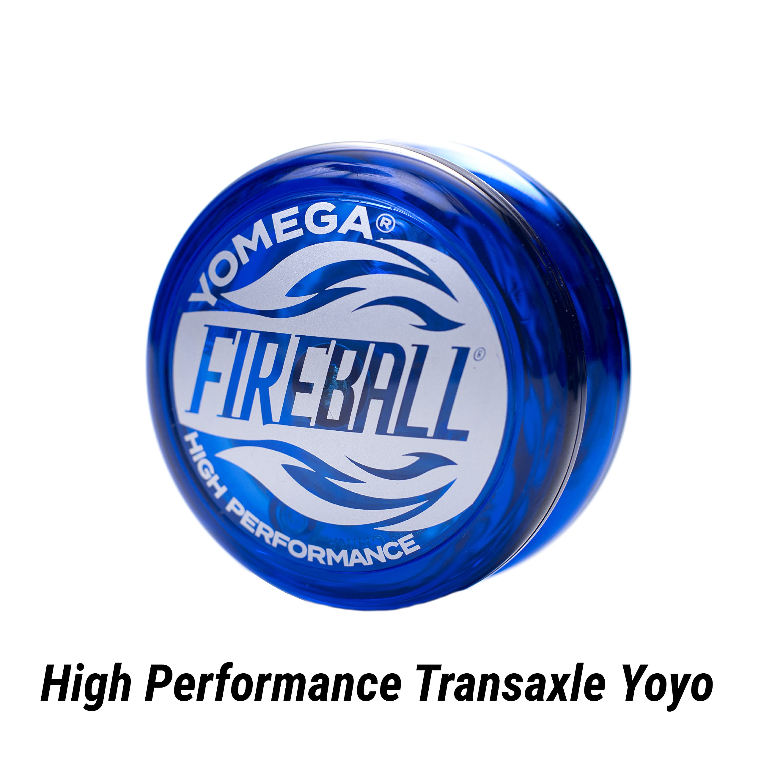 Yomega Fireball YoYo - Responsive Transaxle Yoyo for Intermediate and Advanced Players (Blue)