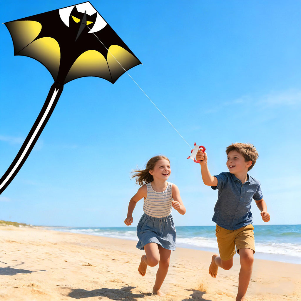YongnKids Large Kite 120x210cm – Easy to Fly for Kids 4-12 with 100m String and Storage Bag