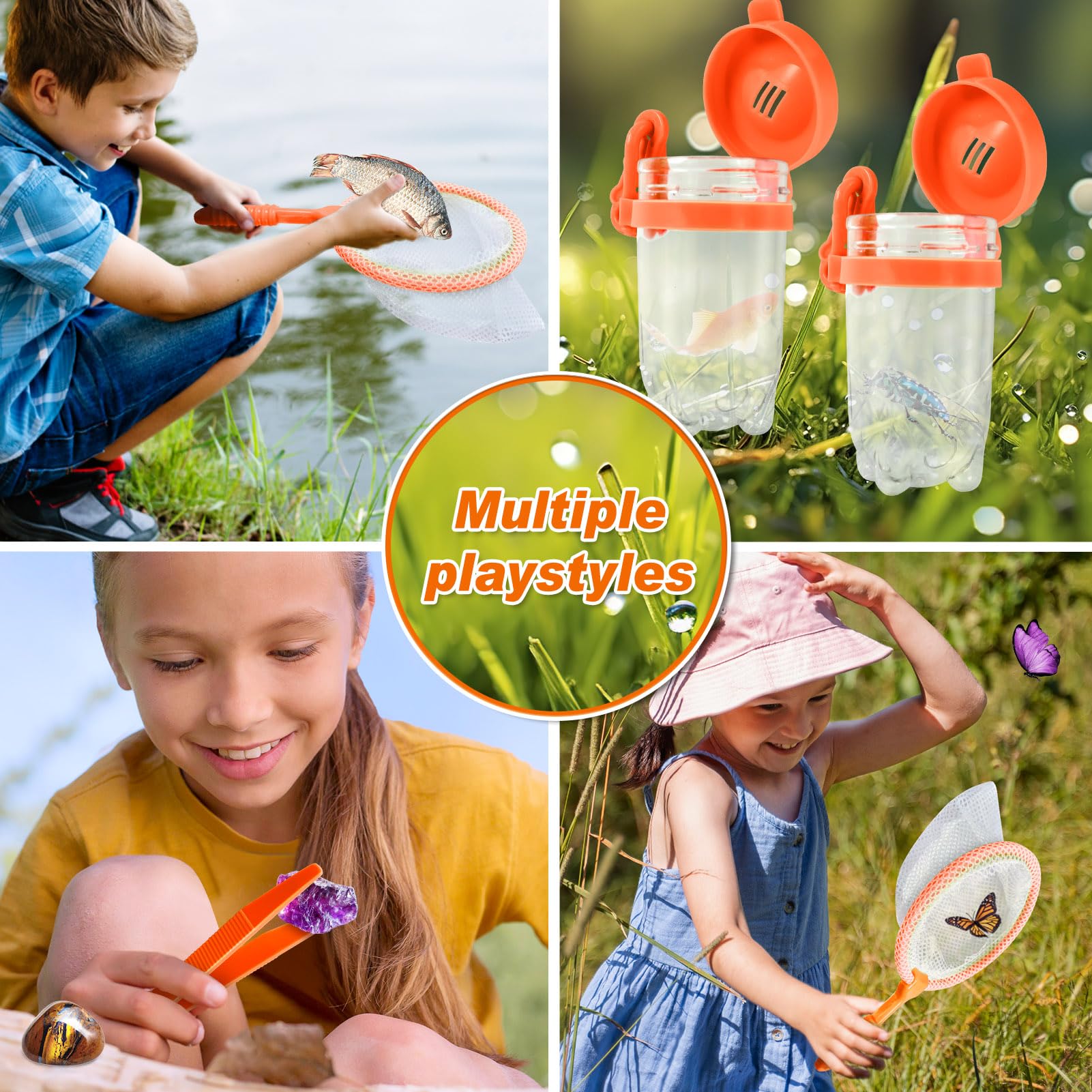 YOPINSAND Kids Explorer Kit & Bug Catcher Kit – Outdoor Adventure Set for Boys Girls Ages 3-12