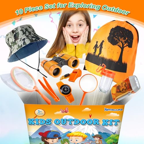 YOPINSAND Kids Explorer Kit & Bug Catcher Kit – Outdoor Adventure Set for Boys Girls Ages 3-12