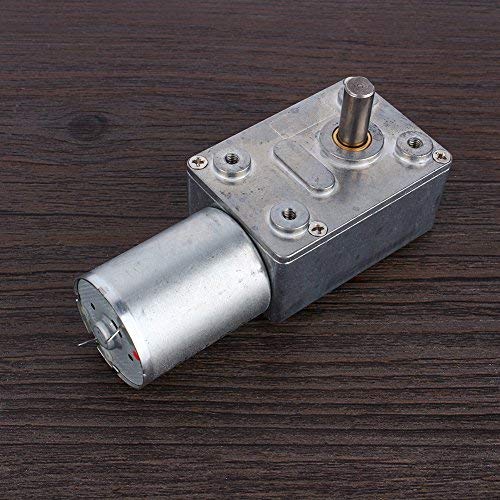Yosoo DC 12V Turbo Geared Motor – 6 RPM with Self-Lock (Multiple Speed Options)