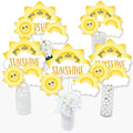 You Are My Sunshine Centerpiece Sticks - 15 Table Toppers for Baby Shower or Birthday Party Decor