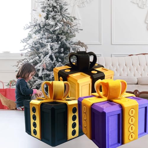 Younixo Annoying Gift Box with Screws – 3D Printed Prank Puzzle Box for Money or Gifts (20 Screws)