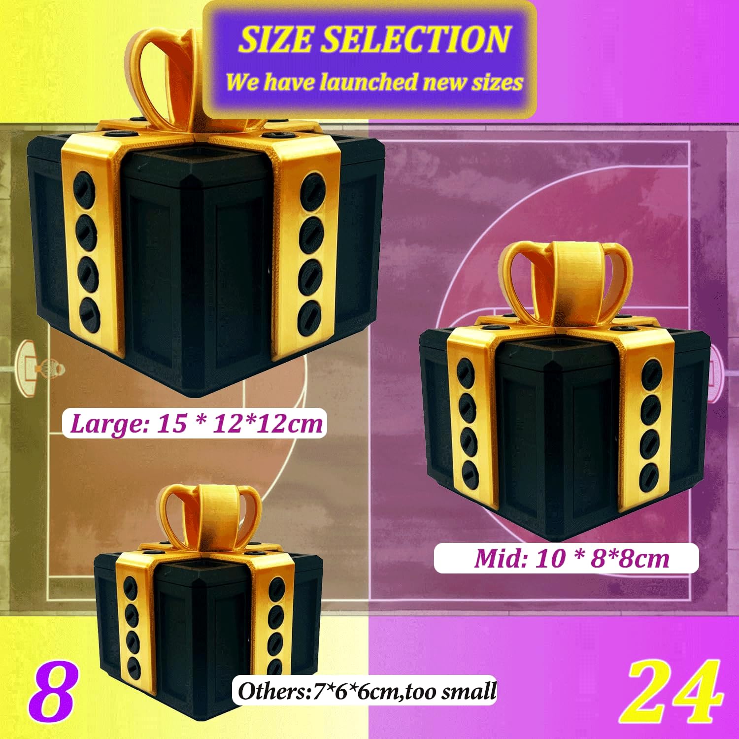 Younixo Annoying Gift Box with Screws – 3D Printed Prank Puzzle Box for Money or Gifts (20 Screws)