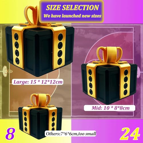 Younixo Annoying Gift Box with Screws – 3D Printed Prank Puzzle Box for Money or Gifts (20 Screws)