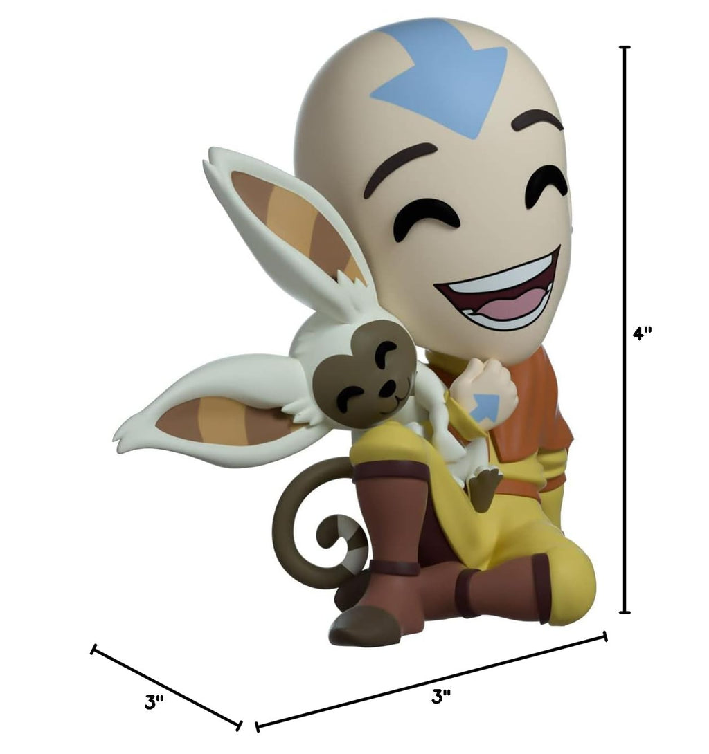 Youtooz Avatar: The Last Airbender Aang Vinyl Figure – 6.3 Inch Collectible with Momo