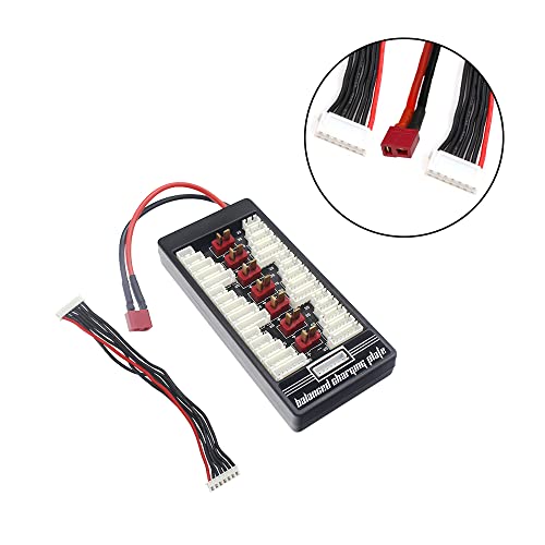 YoWoo Power T Parallel Charging Board for 2S-6S Lipo Batteries – Balance Charging Plate with 80A Copper Foil