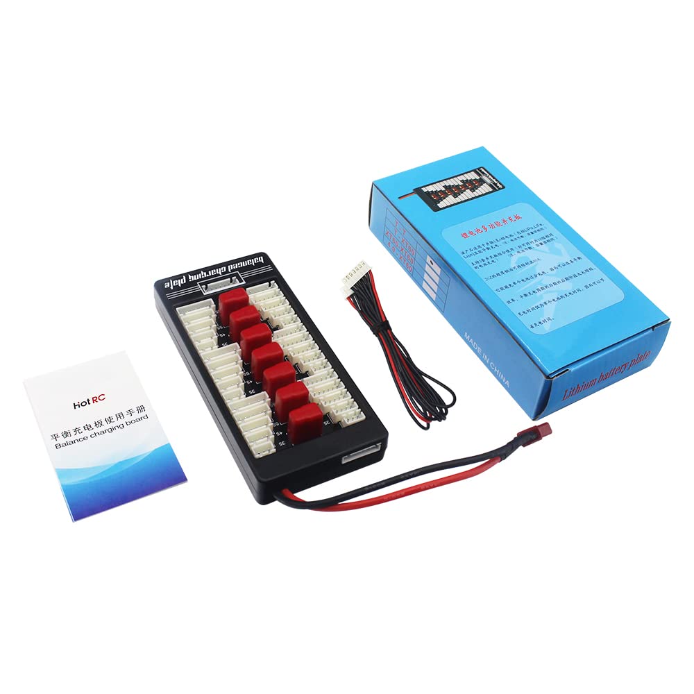 YoWoo Power T Parallel Charging Board for 2S-6S Lipo Batteries – Balance Charging Plate with 80A Copper Foil