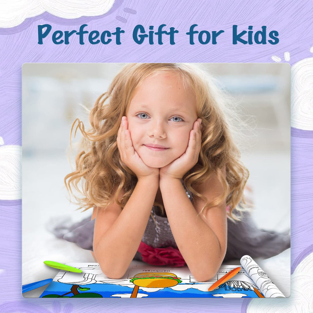 YPLUS Triangle Crayons 12 Colors - Washable Toddler Crayons, Non-Toxic, Easy Grip