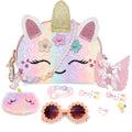 YRUBOHA Unicorn Crossbody Purse for Little Girls – Pretend Play Handbag, Lightweight 3.53 oz, Ages 3+