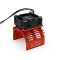 YSIDO 36mm Alloy Heat Sink Fan for 1/10 RC Cars - High Speed 26000 RPM Cooling Fan for 540 550 3650 3660 Brushless Motors (Red)