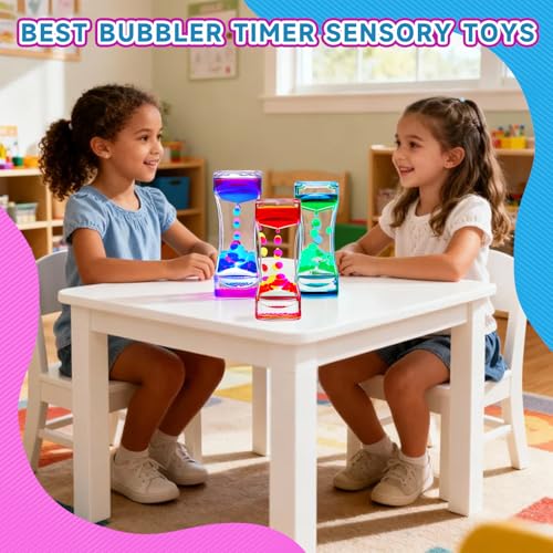 YUE MOTION Liquid Motion Bubbler – 2-Pack Sensory Fidget Toy for Stress Relief and Focus