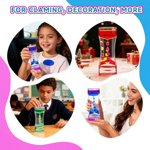 YUE MOTION Liquid Motion Bubbler – 2-Pack Sensory Fidget Toy for Stress Relief and Focus