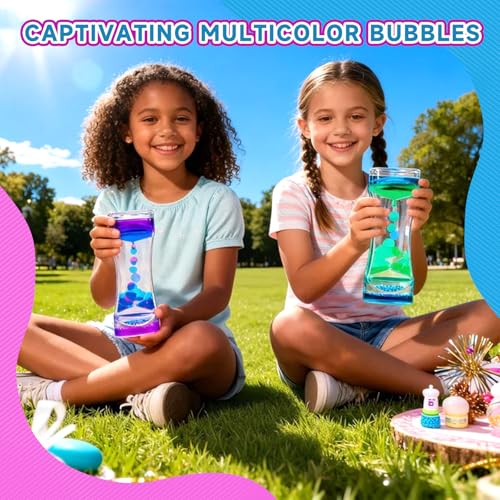 YUE MOTION Liquid Motion Bubbler – 2-Pack Sensory Fidget Toy for Stress Relief and Focus