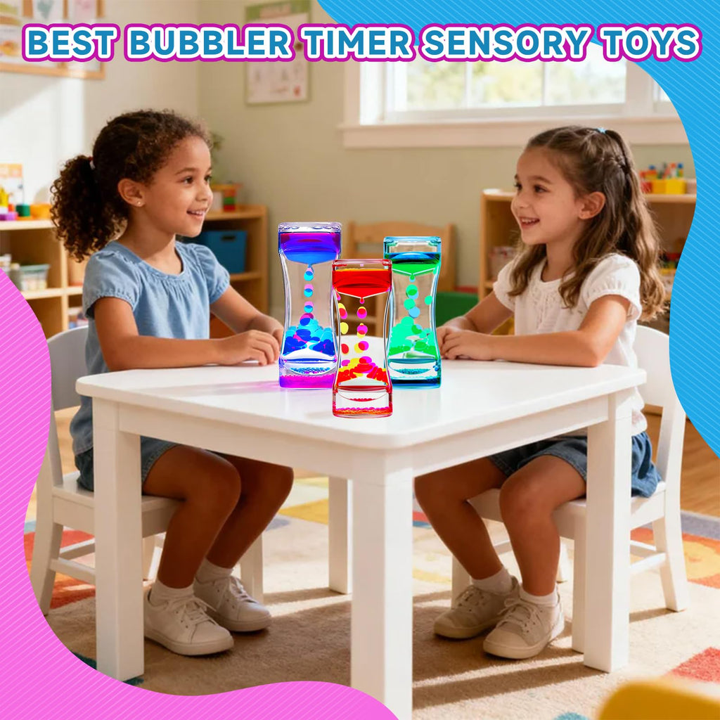 YUE MOTION Liquid Motion Bubbler – 2-Pack Sensory Fidget Toy for Stress Relief and Focus
