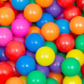 YUFUL Ball Pit Balls - 2.2 Inch Rainbow Multicolor BPA-Free Crush-Resistant Non-Toxic for Toddlers Kids