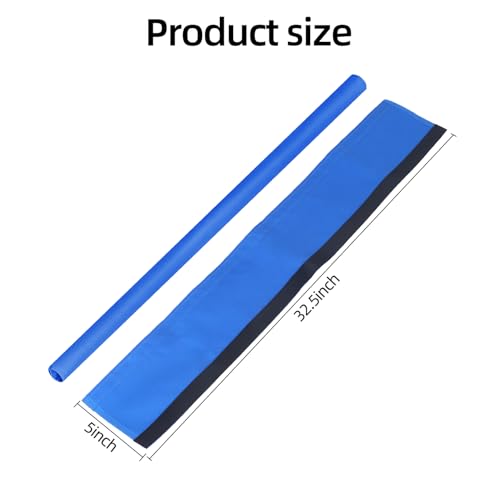 YUJIASH 2-Pack Swing Chain Covers (Blue) - 32.5x5in Velcro Chain Sleeves for Outdoor Play Sets - Protect Kids' Hands from Rust and Pinching