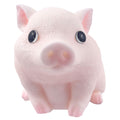 YVBBHE Big Hand Painted Pig Squishy Toy - Pink Large Ultra Soft Squeeze Fidget Toy for Stress Relief